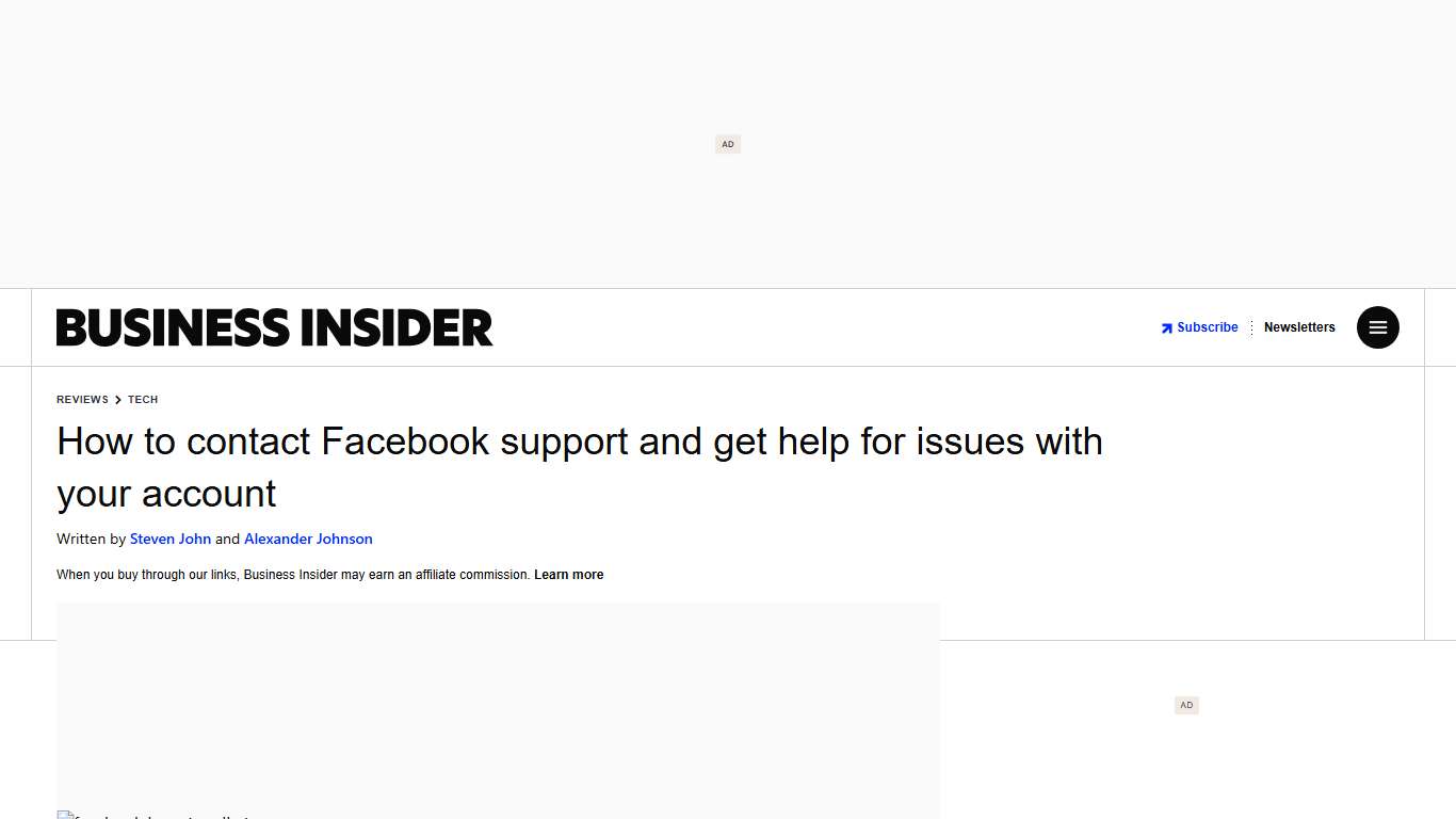 How to Contact Facebook for Problems With Your Account